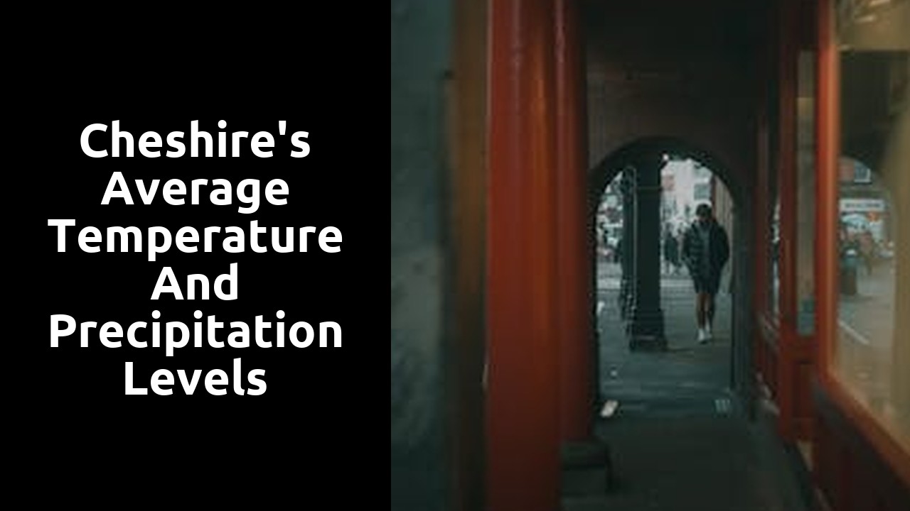 Cheshire's Average Temperature and Precipitation Levels