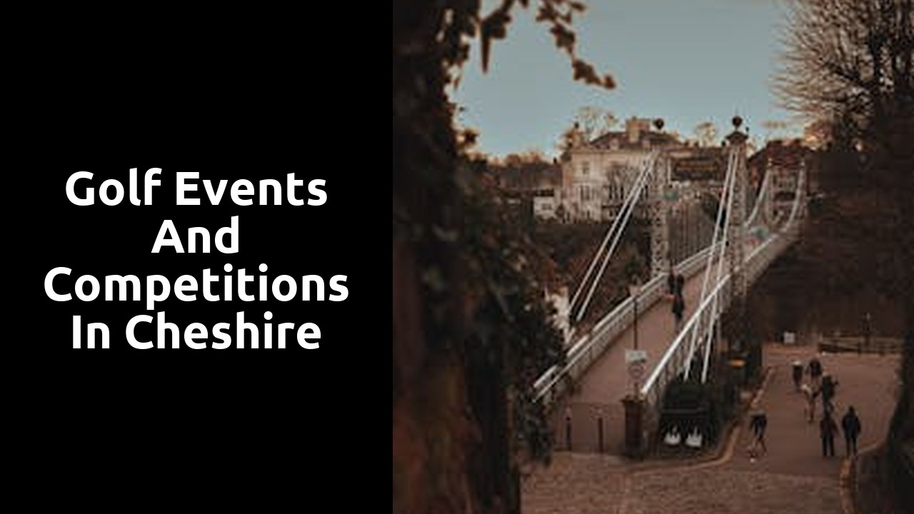 Golf Events and Competitions in Cheshire