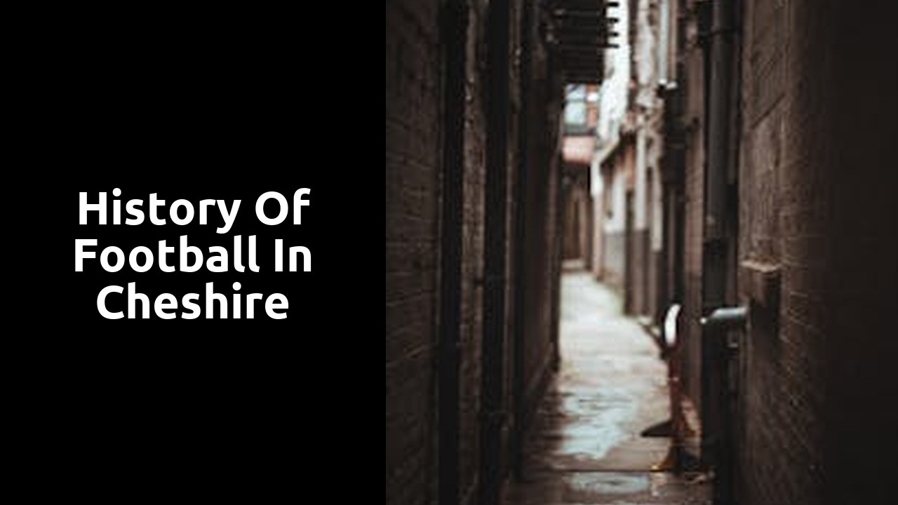 History of Football in Cheshire