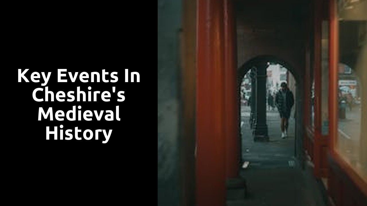 Key events in Cheshire's medieval history